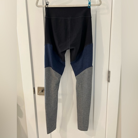 Outdoor Voices 7/8 Leggings Tricolor Blue Small - Picture 4 of 7